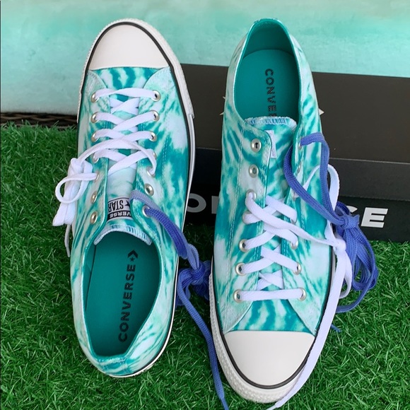 CONVERSE CTAS OX MALACHITE/GAME ROYAL/WHITE MEN’S - Picture 7 of 16